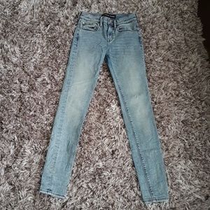 Express performance stretch mid rise jean legging